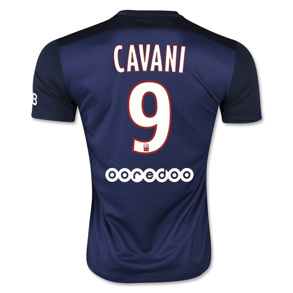 Paris Saint-Germain(PSG) 2015-16 CAVANI #9 Home Soccer Jersey